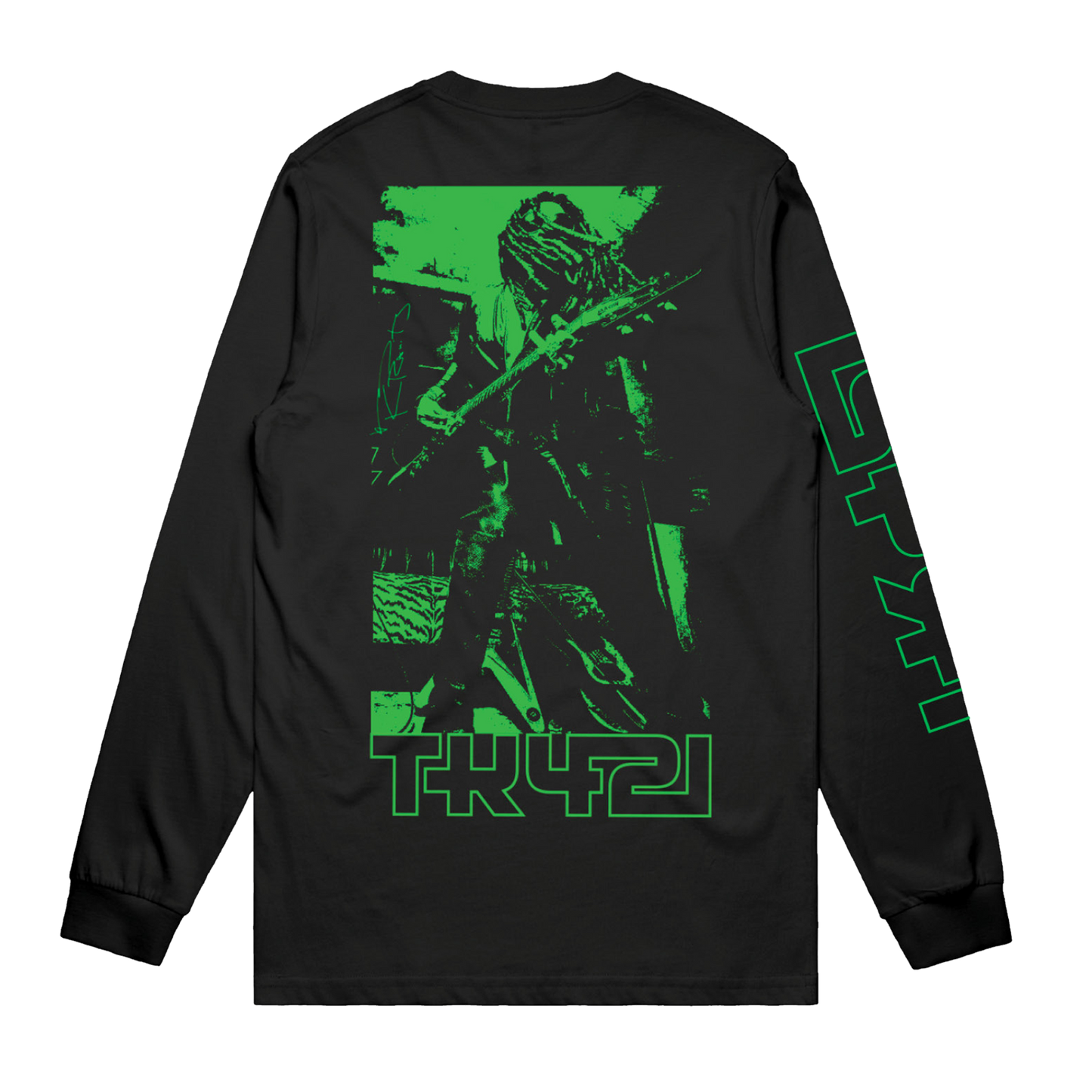 TK421 Electric Green Long Sleeve