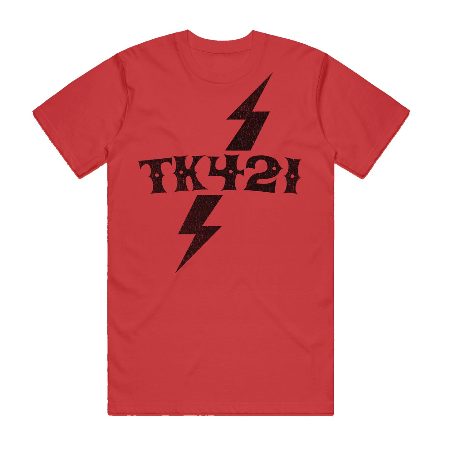 TK421 Bolt Red Tee