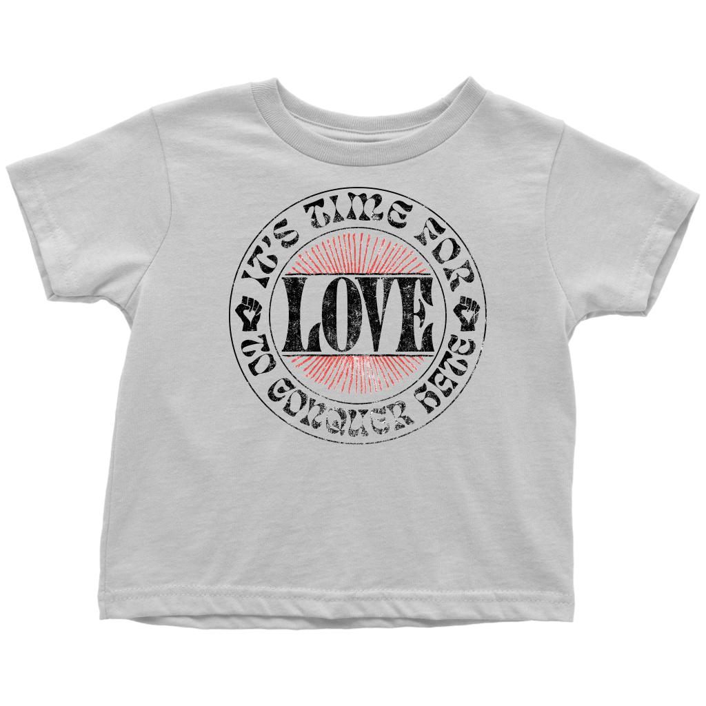 Let Love Rule Circle Logo Toddler Tee