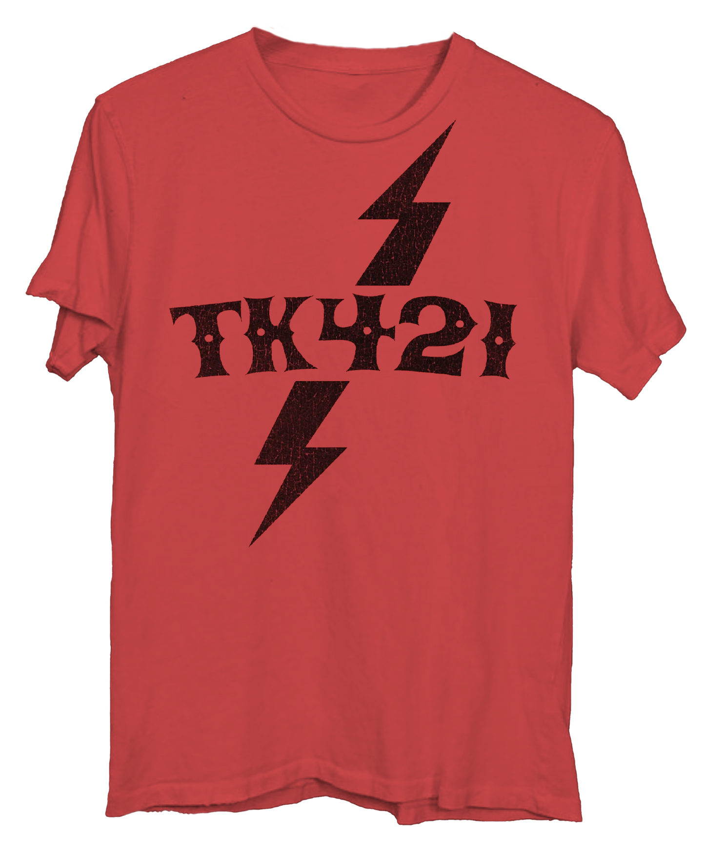 TK421 Bolt Red Tee