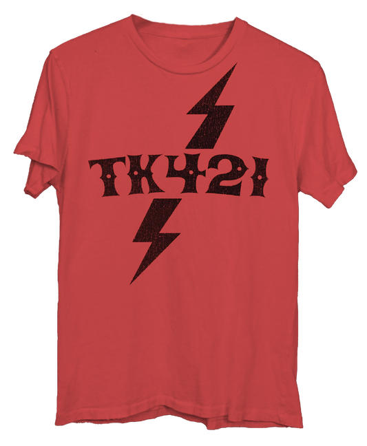TK421 Bolt Red Tee