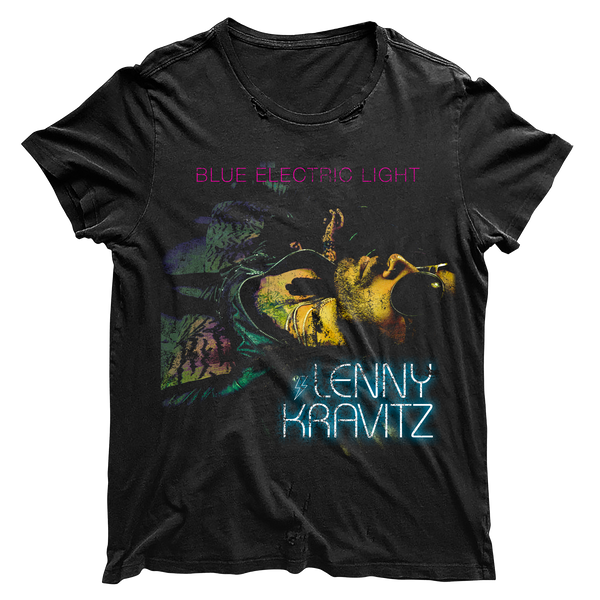 Blue Electric Light Cover Art Vintage Tee Lenny Kravitz Store