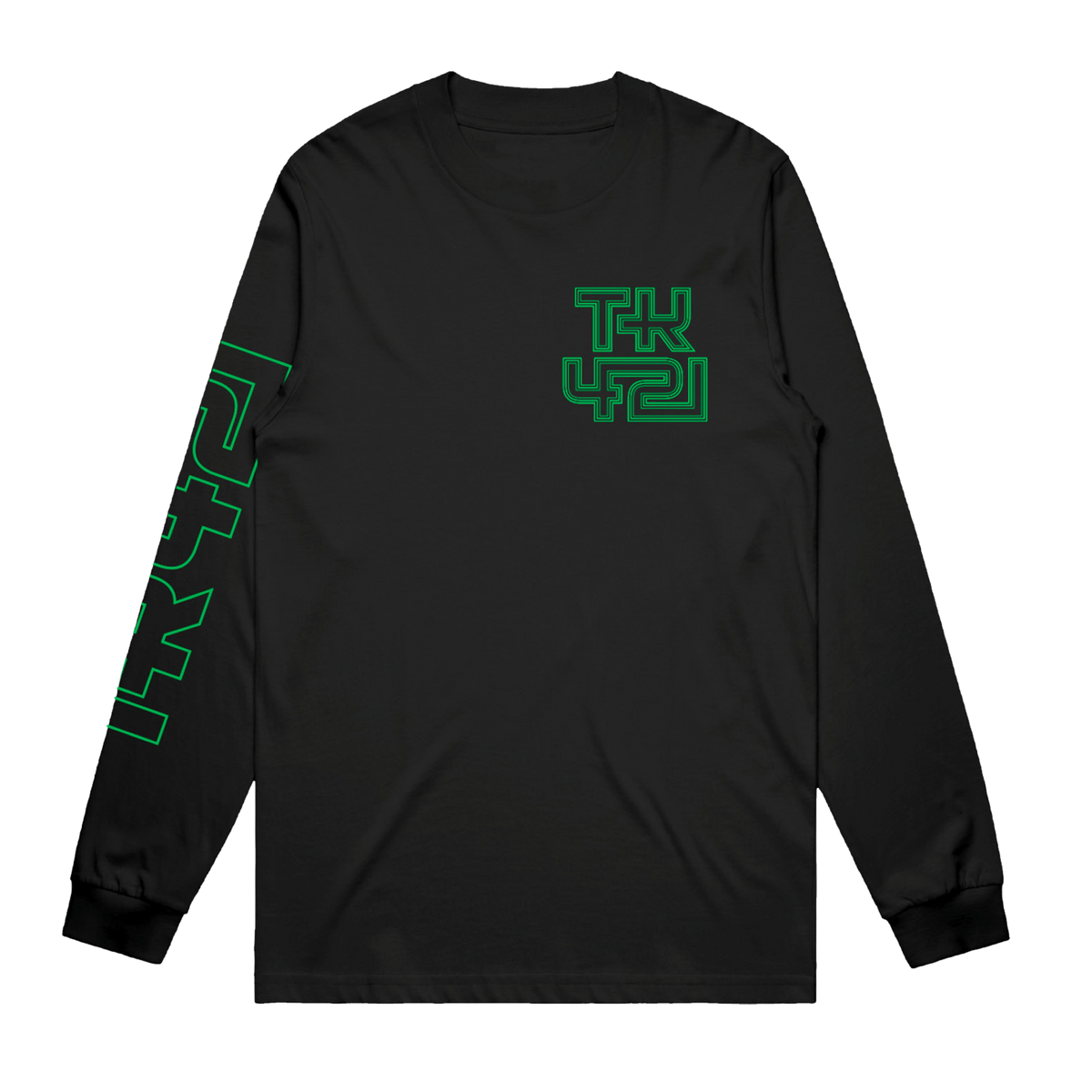 トップス goodness border l/s T-shirt (GREEN) LongSleeve_Front.png?v=