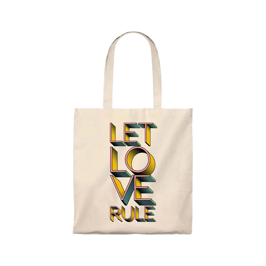 Let Love Rule 3D Tote Bag